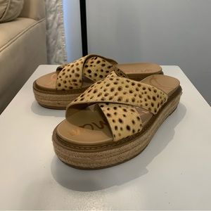 Sam Edelman Platform espadrille slides